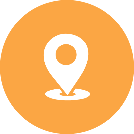 Fly to Study Abroad location map