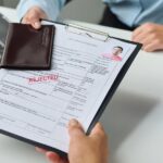 UK student visa application marked as rejected