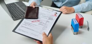 UK student visa application marked as rejected